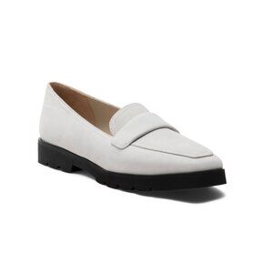 AMALFI Off White Made In Italy Leather Giuliano Loafers